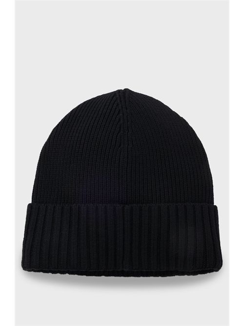 Berretto in lana vergine con targhetta con logo BOSS | FATI/001-50495306